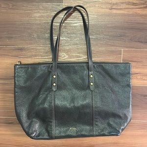 Large black Fossil tote